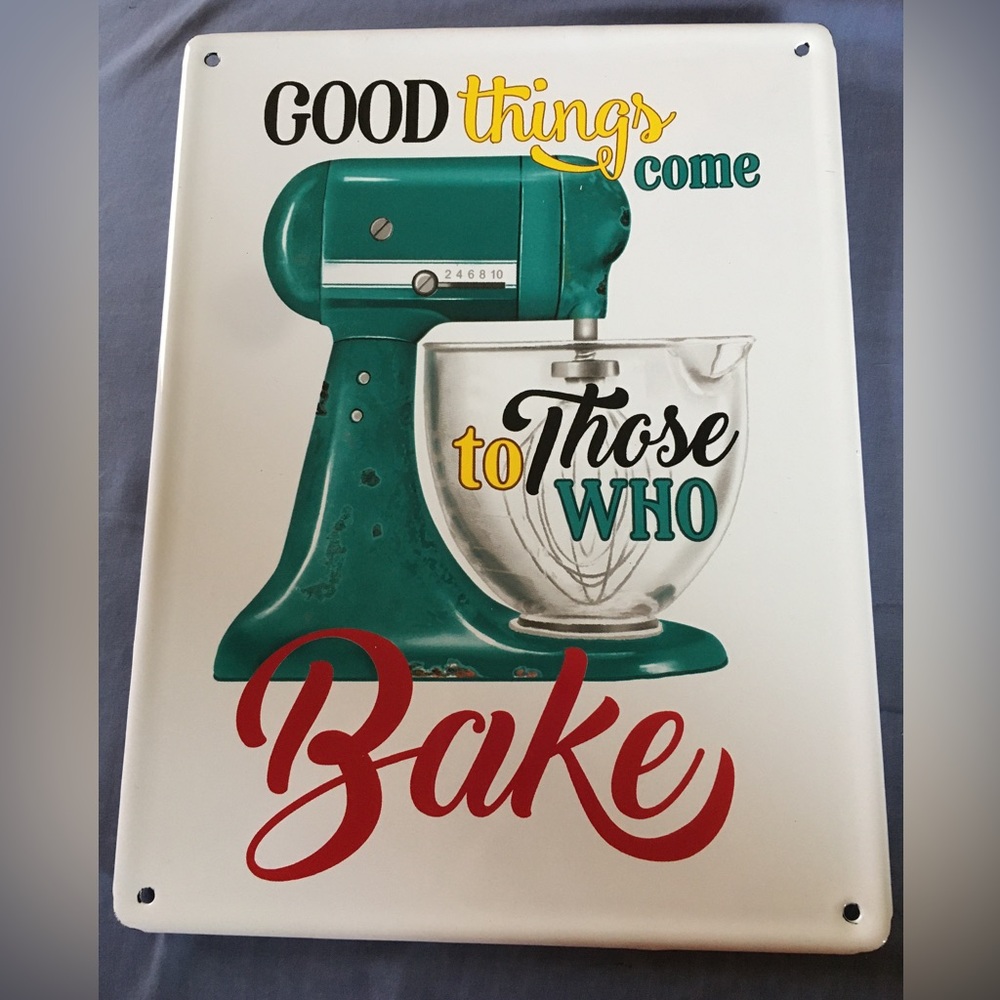 Good Things 10” Enamel Tin Sign Rustic Kitchen Farm Decor Mary Lake Thompson/148